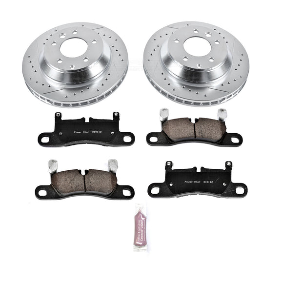 PowerStop Z23 Daily Driver Carbon-Fiber Ceramic Brake Pad and Drilled & Slotted