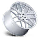 18X8.5 TSW TW002 Lasarthe Gloss Silver Machined 5x120 ET35 Wheel Rim