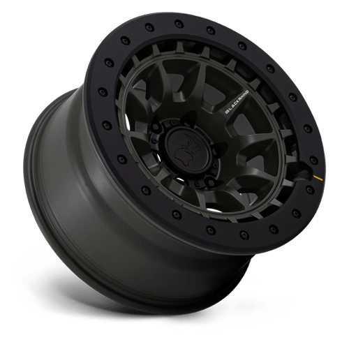 17x8.5 Black Rhino BR016 Tusk Olive Drab Green 5x127 ET-10 CB71.5 Wheel/Rim