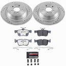 PowerStop Z36 Carbon-Fiber Ceramic Brake Pad with Drilled and Slotted Rotor Kit