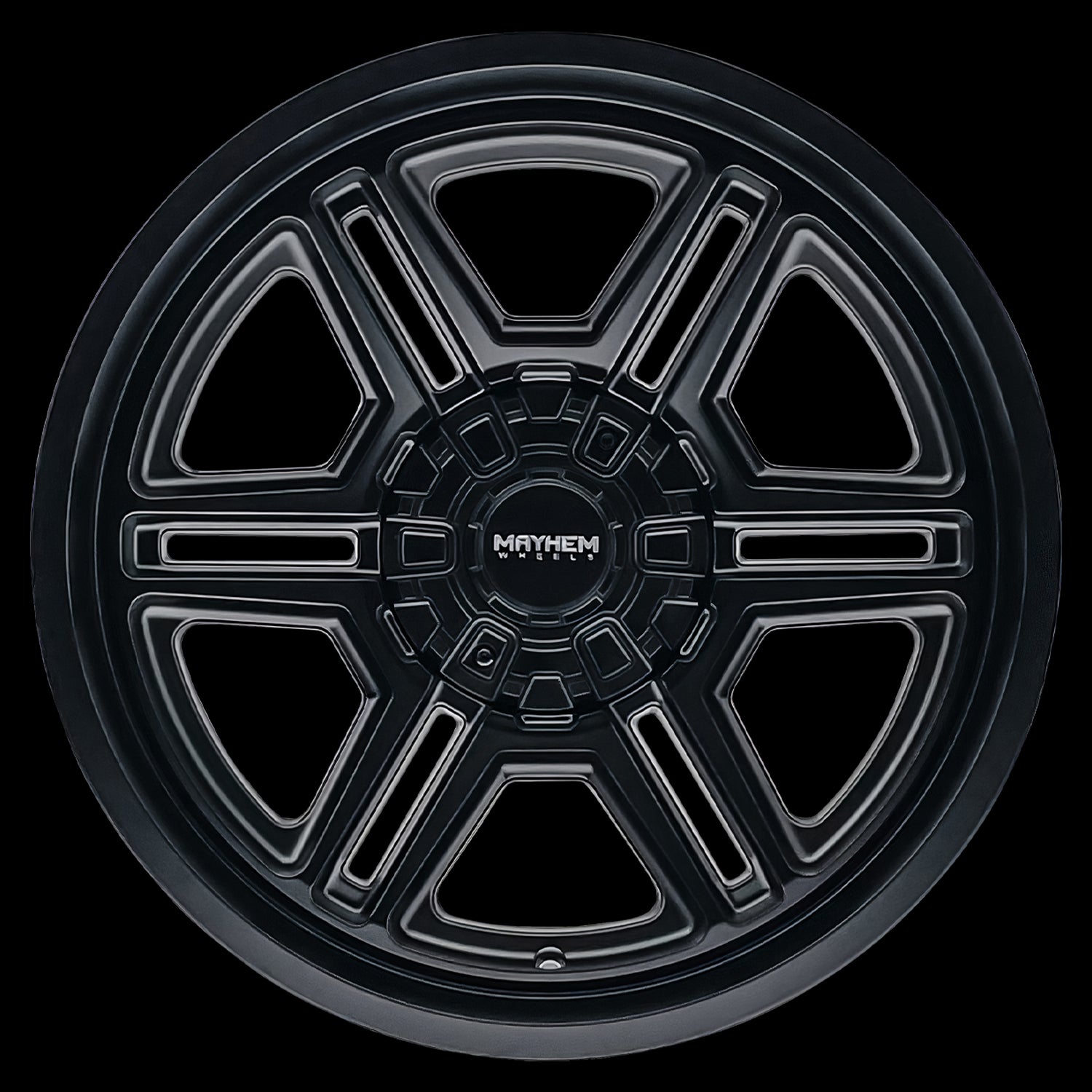 20x10 Mayhem 8117 Hermosa Matte Black 8x165.1 8x6.5 ET-25 Wheel Rim