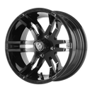14X6.5 Fairway Alloys Flex Gloss Black Wheel/Rim 4x101.6 ET-20-2