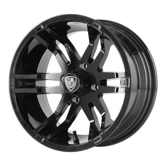 14X6.5 Fairway Alloys Flex Gloss Black Wheel/Rim 4x101.6 ET-20