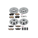 PowerStop OE Stock Replacement Low-Dust Ceramic Brake Pad and Rotor Kit