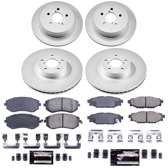 Z23 Daily Driver Premium Carbon-Fiber Ceramic Brake Pad and Fully Coated Rotor K