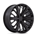 22X9 Performance Replicas PR201 Gloss Black 6X139.7 6X5.5 ET28 Wheel Rim-2