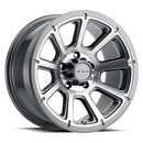 15x6 Vision 353 Turbine Gunmetal Machined Face 6x139.7 6x5.5 ET0 Wheel Rim-1