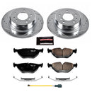 PowerStop Z23 Daily Driver Carbon-Fiber Ceramic Brake Pad and Drilled & Slotted