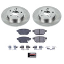 PowerStop OE Stock Replacement Low-Dust Ceramic Brake Pad and Rotor Kit
