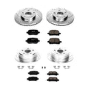 PowerStop Z23 Daily Driver Carbon-Fiber Ceramic Brake Pad and Drilled & Slotted