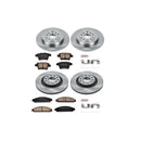 PowerStop OE Stock Replacement Low-Dust Ceramic Brake Pad and Rotor Kit
