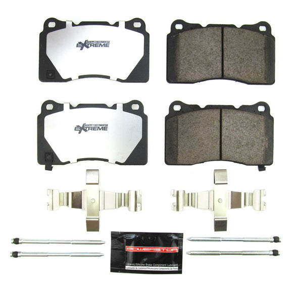 PowerStop Z26 Street Performance Carbon-Fiber Ceramic Brake Pads With Hardware