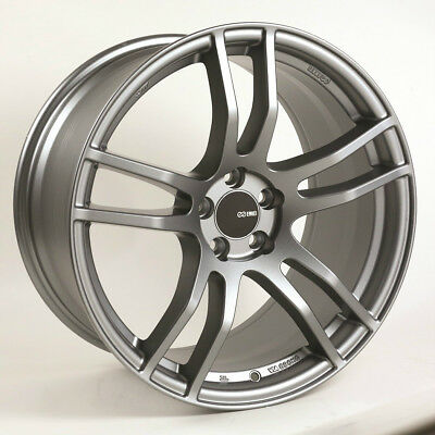18X8.5 Enkei TX5 Wheel/Rim Platinum Gray 5X114.3 ET25 5-114.3 18-8.5