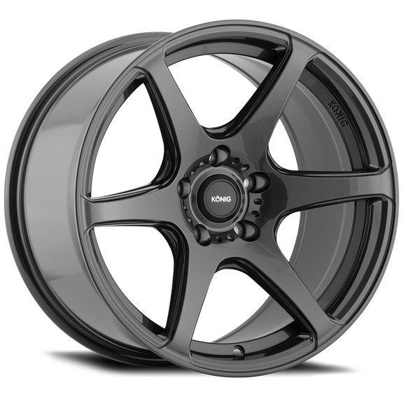 17x8 Konig Tandem Gloss Graphite 5x114.3 5x4.5 ET45 Wheel Rim