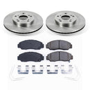 PowerStop OE Stock Replacement Low-Dust Ceramic Brake Pad and Rotor Kit