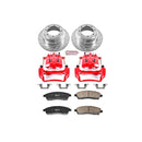 PowerStop Z23 Daily Driver Carbon-Fiber Ceramic Pads Drilled & Slotted Rotor & C