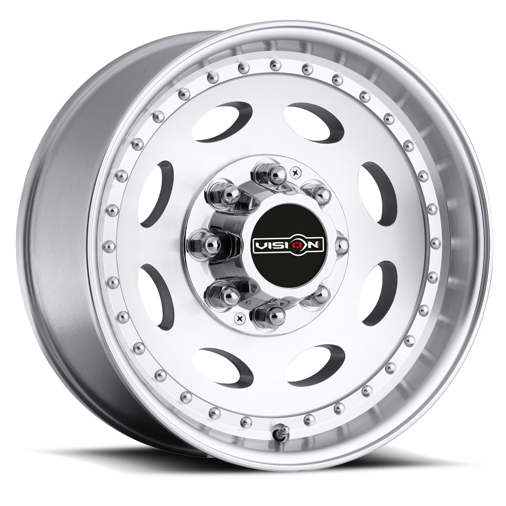 16x6 Vision 81 Heavy Hauler Machined 8x165.1 8x6.5 ET0 Wheel Rim