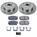 PowerStop OE Stock Replacement Low-Dust Ceramic Brake Pad and Rotor Kit