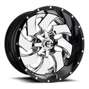 20x9 Fuel Off-Road D240 CLEAVER Chrome Wheel 5x139.7 5x150 ET20 CB110.1