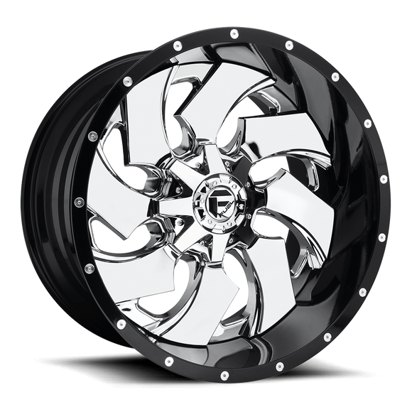 20x9 Fuel Off-Road D240 CLEAVER Chrome Wheel 5x139.7 5x150 ET20 CB110.1
