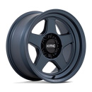 17X8.5 KMC KM728 Lobo Metallic Blue 6X135 ET-10 Wheel Rim