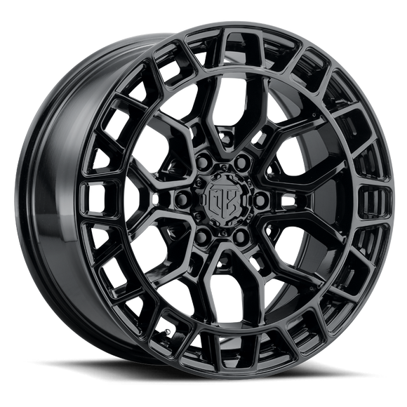 22x9.5 MTX Phantom 6 Gloss Black 6x135 ET20 CB87.1 Wheel