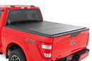 Rough Country Hard Tri-Fold Bed Cover 5'7" Bed For Ford F-150 15-20