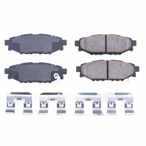 PowerStop Z17 Evolution Ceramic Brake Pads With Hardware