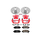 PowerStop Z23 Daily Driver Carbon-Fiber Ceramic Pads Drilled & Slotted Rotor & C
