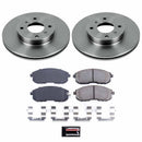 PowerStop OE Stock Replacement Low-Dust Ceramic Brake Pad and Rotor Kit