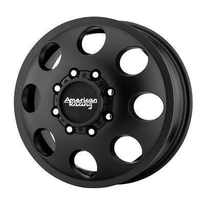 17X6 American Racing AR204 BAJA DUALLY S-BLK 8X165.1 ET111 wheel/rim