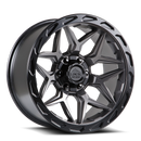 20x9 Lock Off-Road Matrix Gray Black Ring 6x135 6x139.7 6x5.5 ET0 Wheel