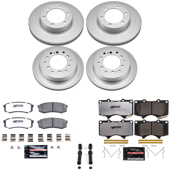 Z36 Truck & Tow Premium Carbon-Fiber Ceramic Brake Pad and Fully Coated Rotor Ki