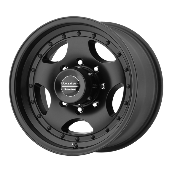 16X7 American Racing AR23 Black Wheel 8X165.1 ET-6 8-165.1 16-7 AR236782B