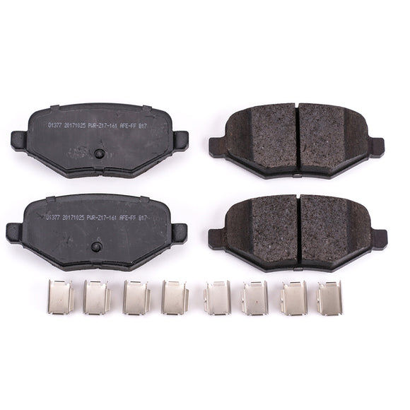PowerStop Z17 Evolution Ceramic Brake Pads With Hardware