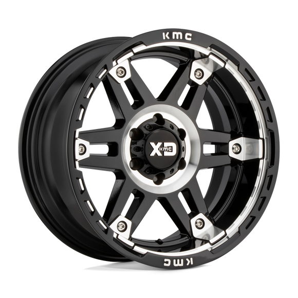20X10 XD Series XD840 SPY II Gloss Black Machined 6X139.7 ET-18 wheel/rim