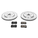 PowerStop Z23 Daily Driver Carbon-Fiber Ceramic Brake Pad and Drilled & Slotted