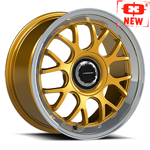 20x8.5 Vision 478 Alpine Gold Wheel 5x108 5x114.3 ET35 CB73.1