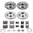 PowerStop OE Stock Replacement Low-Dust Ceramic Brake Pad and Rotor Kit