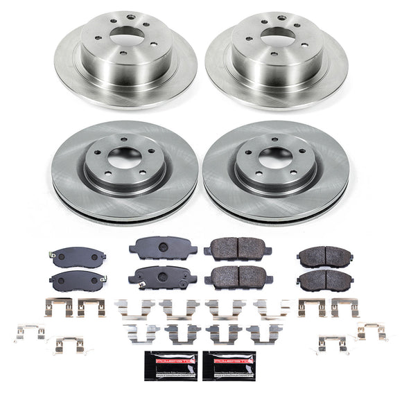 PowerStop Track Day High-Performance Brake Pad and Rotor Kit