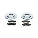 PowerStop Z23 Daily Driver Carbon-Fiber Ceramic Brake Pad and Drilled & Slotted