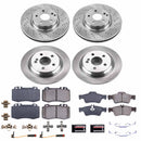PowerStop OE Stock Replacement Low-Dust Ceramic Brake Pad and Rotor Kit
