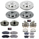 PowerStop OE Stock Replacement Low-Dust Ceramic Brake Pad, Rotor and Caliper Kit