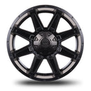 18x9 Mudder Trucker MT404 Deviant Black 5x139.7 5x5.5 5x150 ET18 Wheel Rim