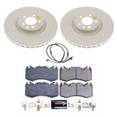 PowerStop Genuine Geomet Coated Rotor and Carbon-Fiber Ceramic Brake Pad Kit