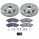 PowerStop OE Stock Replacement Low-Dust Ceramic Brake Pad and Rotor Kit