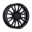15X7 MSA OFFROAD WHEELS M51 Thunderlips Matte Black 5x114.3 ET10 Wheel Rim