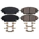 PowerStop Z17 Evolution Ceramic Brake Pads With Hardware