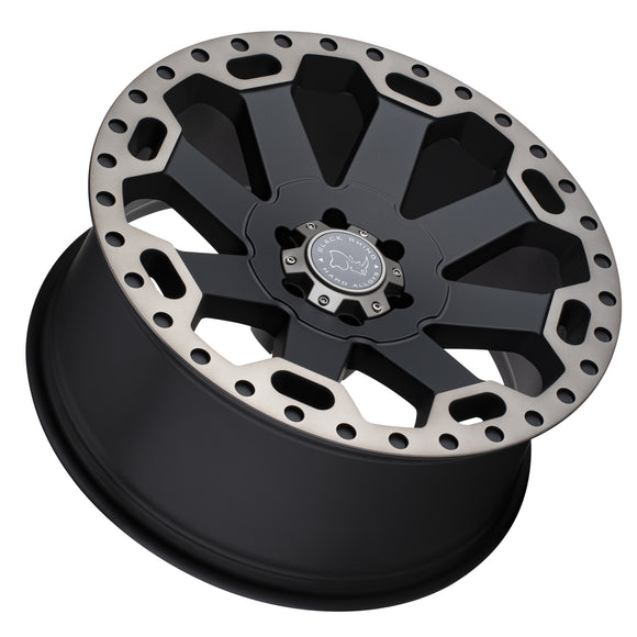 20x9 Black Rhino Warlord Matte Black Machined Dark Tint Lip 5x139.7 ET0.00 Wheel