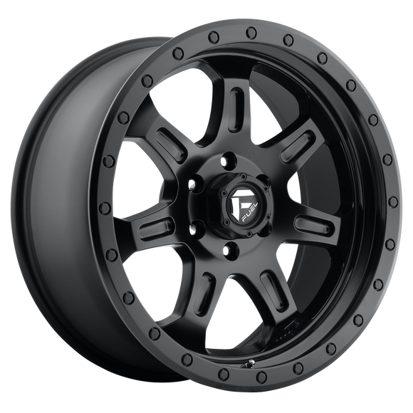 17X8.5 Fuel D572 JM2 Matte Black 6X139.7 ET-6 wheel/rim